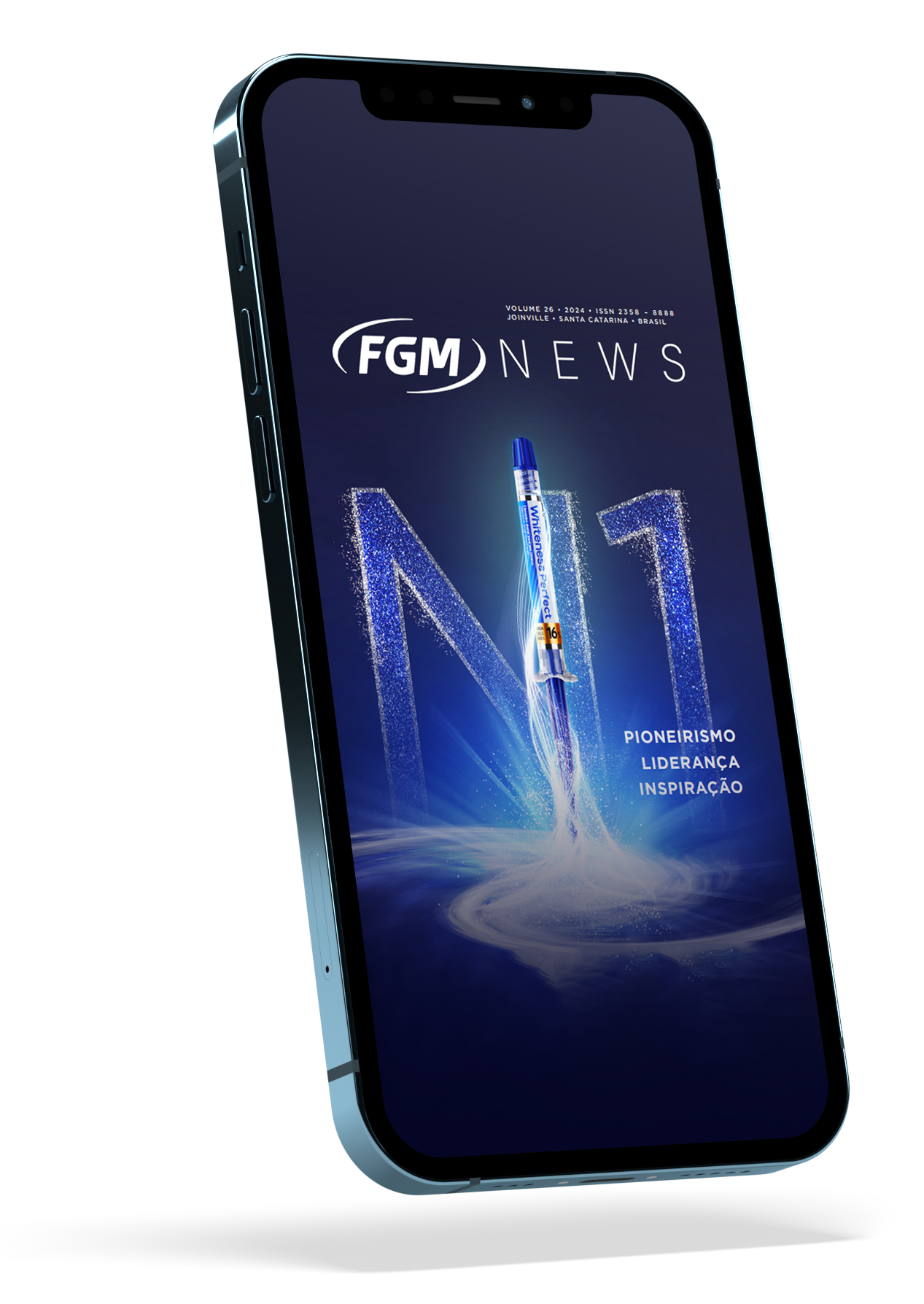 MockupCelular revista mobile - FGM News 2024 Magazine