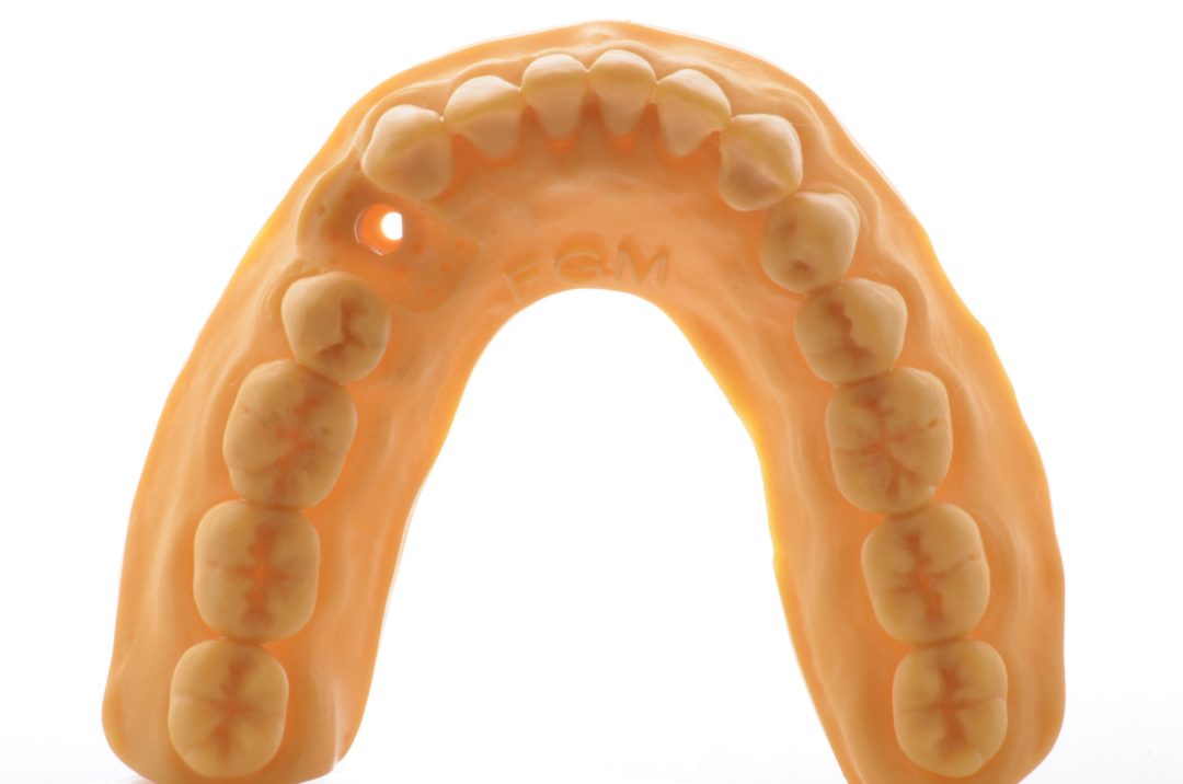 Fig. 12 - Vista oclusal do modelo impresso