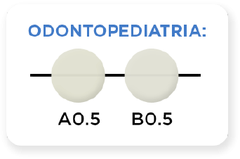 cores opallis odontoped - Linha Resinas Odontopediatria