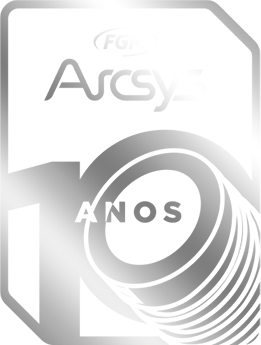 selo arcsys 10 anos - Sistema de Implantes Arcsys