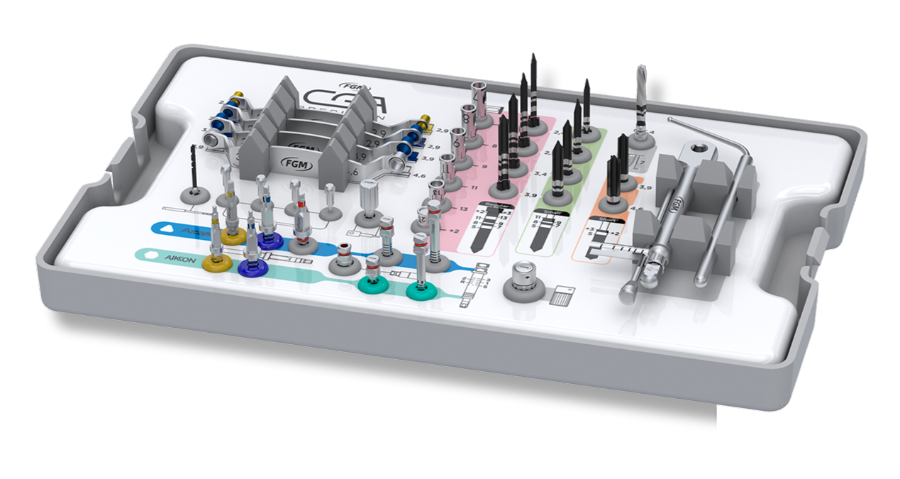 estojo cga aikkon precision - Cirurgia Guiada Precision