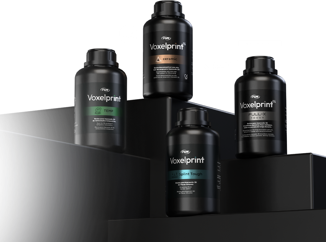 frascos linha voxelprint 2 - Voxelprint FULL-X Tough