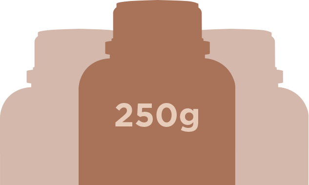 elemento ceramic frascos 250g - Voxelprint