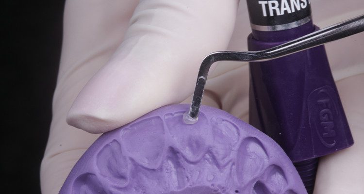 26A | Resina Vittra APS Trans N para confecção da concha palatina.